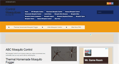 Desktop Screenshot of controlmosquitoes.net