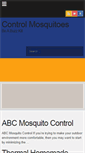 Mobile Screenshot of controlmosquitoes.net
