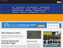 Tablet Screenshot of controlmosquitoes.net
